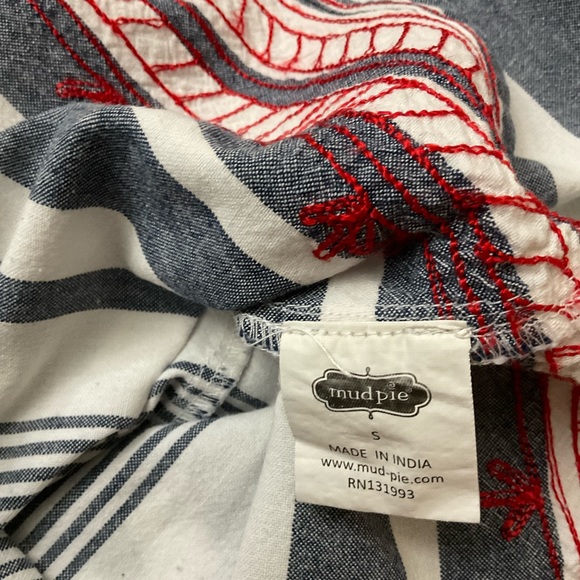 Mud Pie Embroidered Cotton Dress - Picture 8 of 9